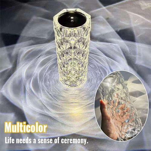 Diamond Rose Table Light 16 Color Charging Acrylic Light LED Crystal Touch Light