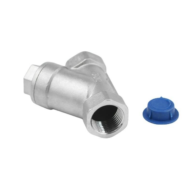 304 Stainless Steel Wire Mouth Y-Type Filter GL11W-16P Internal Thread Filter Stainless Steel Filter
