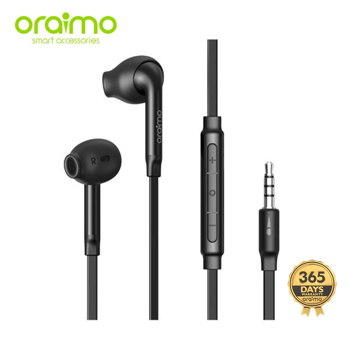 HALO 3 Half In-Ear Earphone With Mic