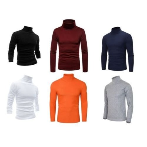 6 In 1 Turtleneck Long Sleeve Shirts