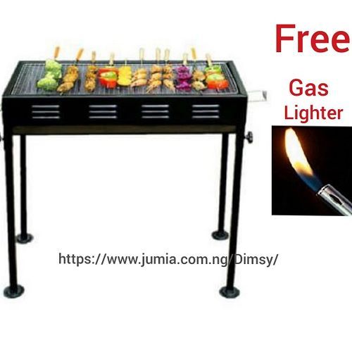 Family Size Outdoor Picnic Beach Camp Event Barbecue BBQ Charcoal Grill Chicken + Free Gas Lighter