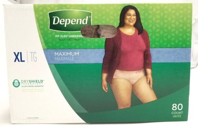 Fit-Flex XL Maximum Absorbency Underwear For Women - 80 Ct.