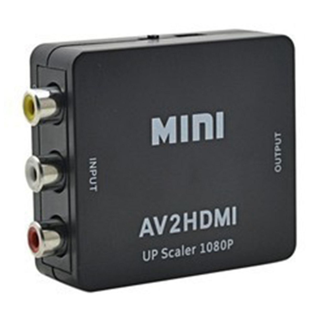 AV to HDMI-Compatible Converter 1080P Mini RCA Composite CVBS Video Audio Converter Adapter for PS2 DVD Player