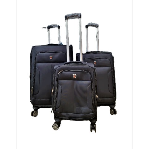 3set Goodpatner Black Travelling Luggage
