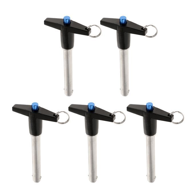 5 Pieces Quick Release THandle Pin Locking Pin Stainless Steel 25mm