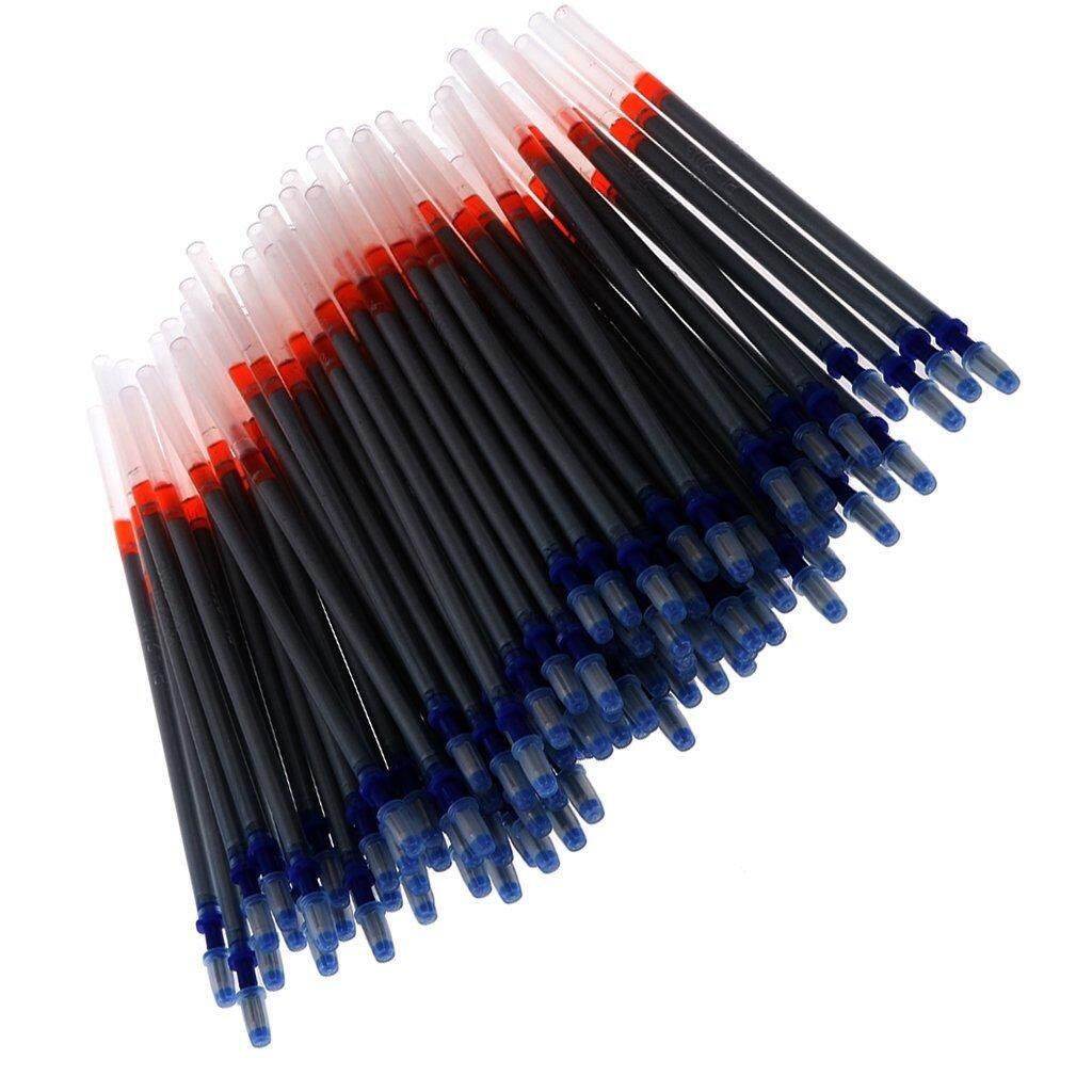 100pcs Silver Leather Marking Pen Refill Sky Blue