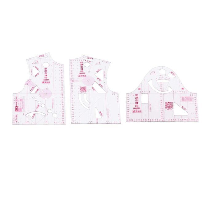 1:5 Garment Cloth Design Ruler Transparent Template Clothing Prototype