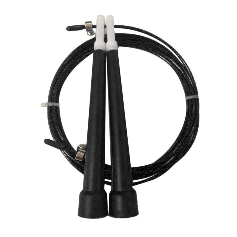 UJ Steel Wire Jump Rope Ultra-speed Ball Bearing Skipping Jumping-black