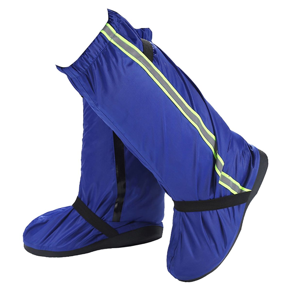 1Pair Long Rainproof Shoes Covers Non-slip Rain Boots-Blue