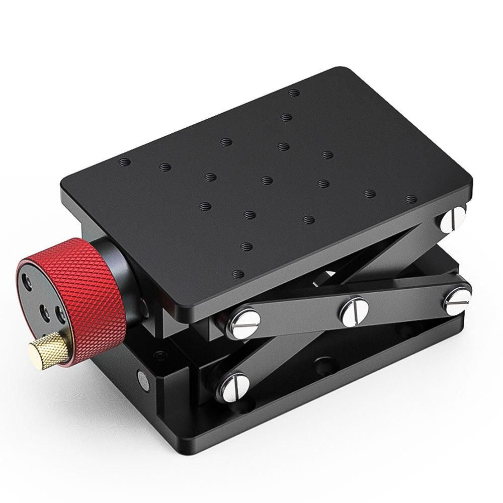 GANWEI Z-Axis Manual Lift Platform 55mm-122mm High Precise Optical Sliding Lifting Displacement Platform Table Linear Stage Lab Jack Elevator