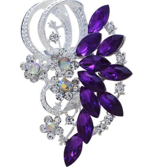 Brooch - Purple