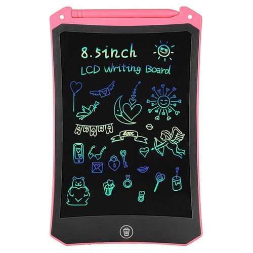 Colorful Writing Tablet 8.5 Inch LCD Electronic Drawing Pads Portable Ewriter Doodle Board Child Drawing Tablet Writing Board(#Pink)
