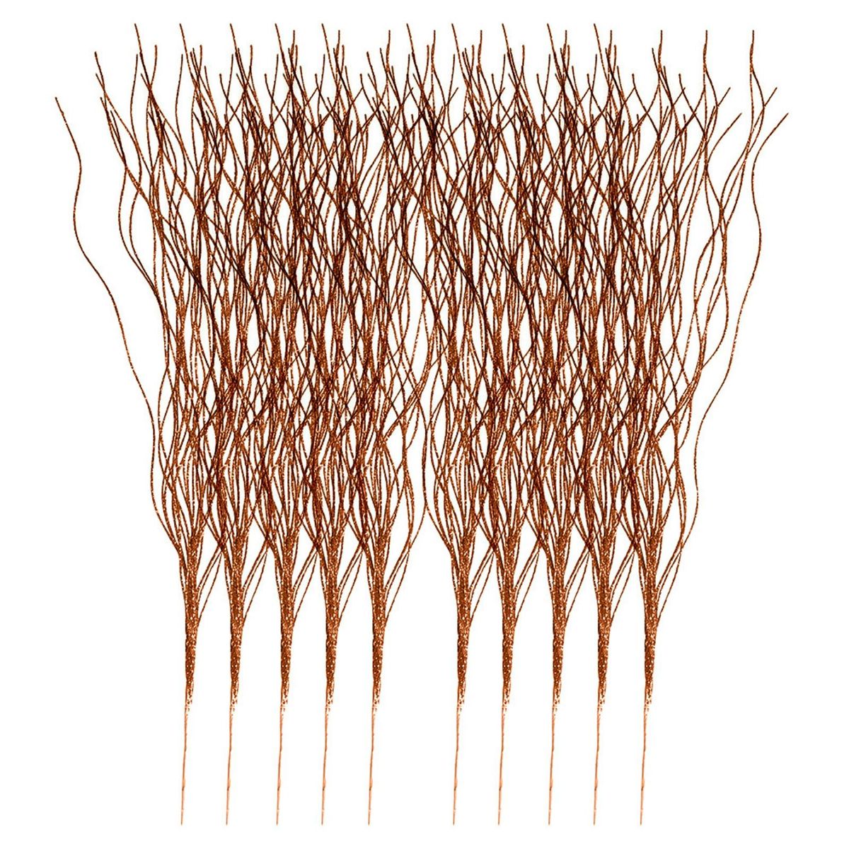 Christmas Flower Arrangements 10 Pcs Festive Autumn Berry Stems Orange