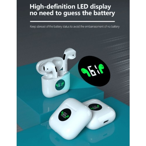 2022 New Mini Wireless  Earbuds With Led Digital Battery Display