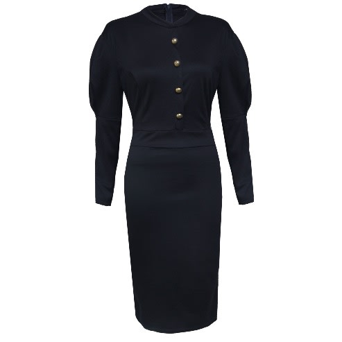 Black Ladies Corporate Dress