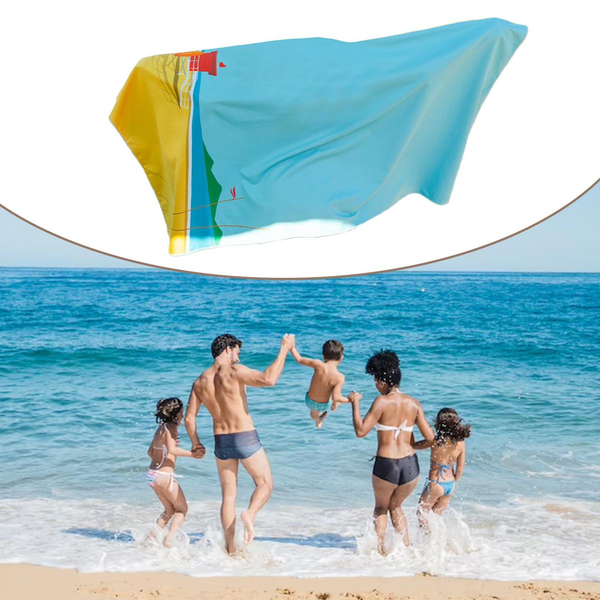 Pool Towels Fast Drying Soft Women Men Pool Towel For Blue