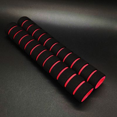 2Pcs/lot 22cm Long Home Workout Equipment Horizontal Bar Grips Sponge Foam Handle-Red
