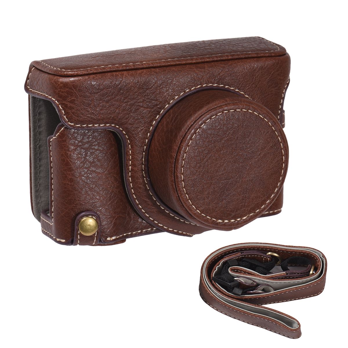 Portable Camera Case Synthetic Leather Camera Carry Bag With