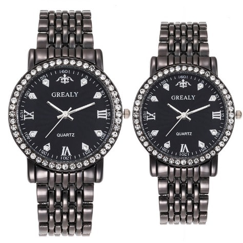 Grealy - Couples Watch - Black