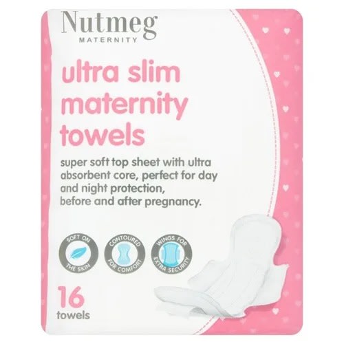 Ultra Slim Maternity Towels -16 Pieces