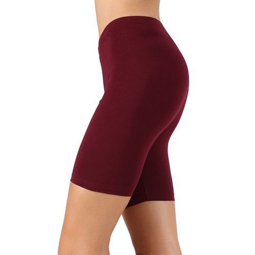 Dark Red Biker Short (tight)