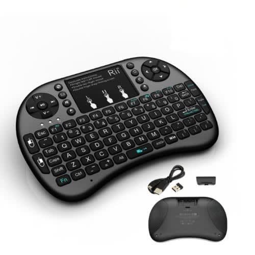 Wireless Mini Keyboard & Mouse Touch Pad With Backlight