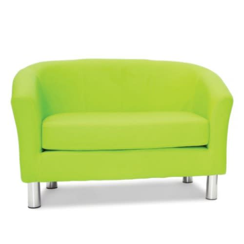 3 Seater Sofa Bucket Chair - Lemon