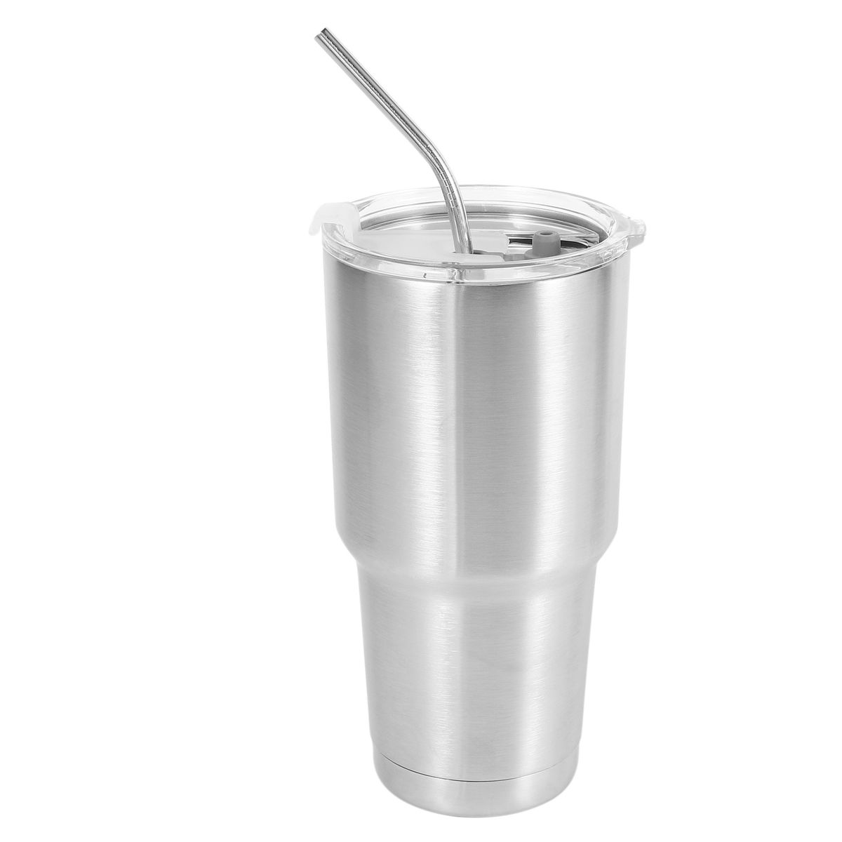 Stainless Steel Tumbler Cup With Lid Straw 30 Oz Double