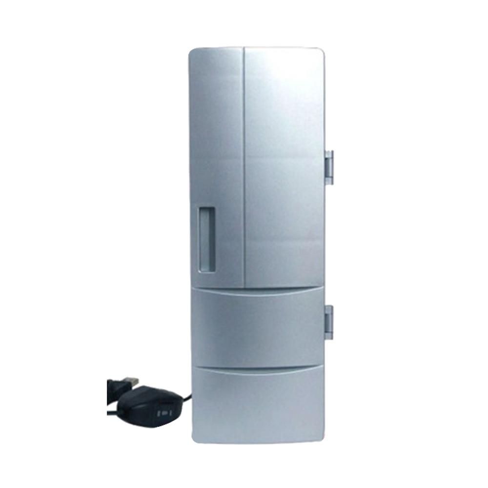 USB DC12V Universal Car Small Refrigerator Hot&Cold Dual USB Mini Fridge Mini USB Refrigerator Office Home