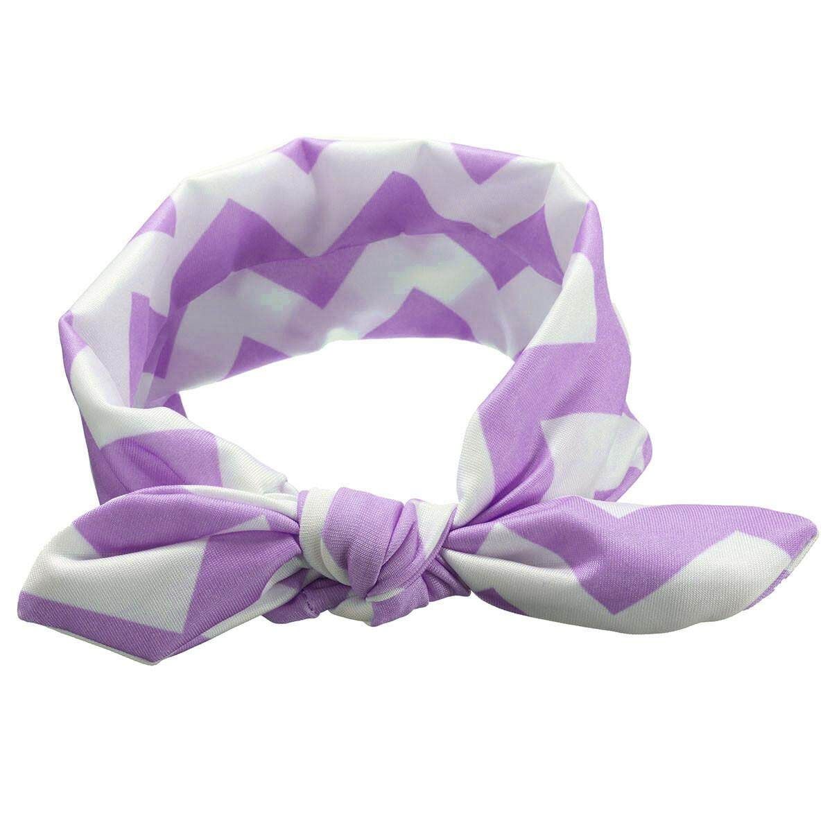 Baby Girl Hair Accessories Toddler Bowknot Hairband Headband Hair Band Headwear Purple