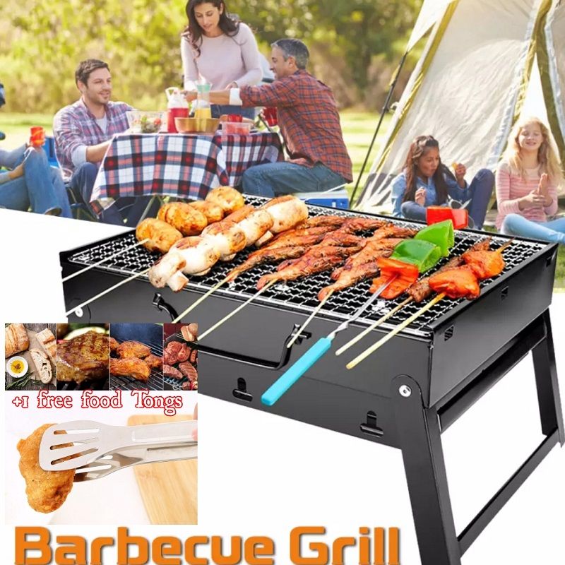 Portable Barbecue Charcoal Grilling Machine +1pcs Free Tongs