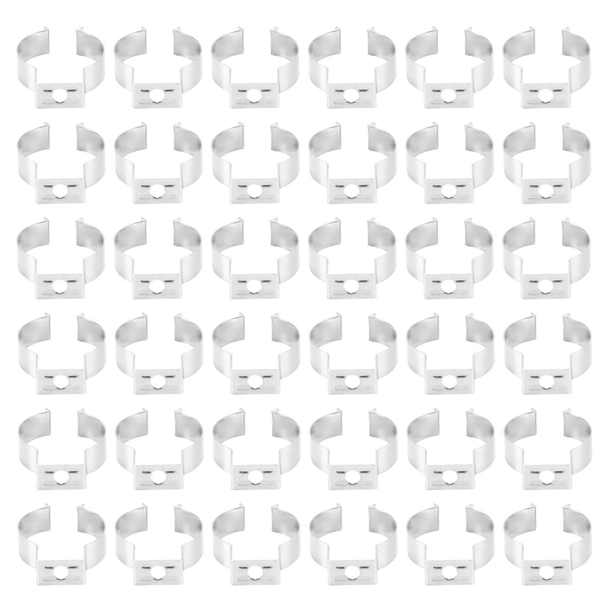 120Pcs T8 LED Light s U Clips Holder Fluorescent Tube Lamp Bracket