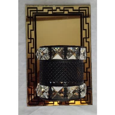 Crystal Black Wall Bracket Light