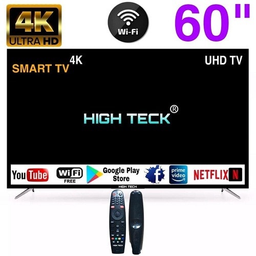 High Teck - Smart Full Uhd  4k Tv -   60"