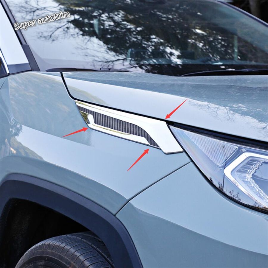 Lapetus Outside Front Body Fender Leaf Decoration Cover Kit