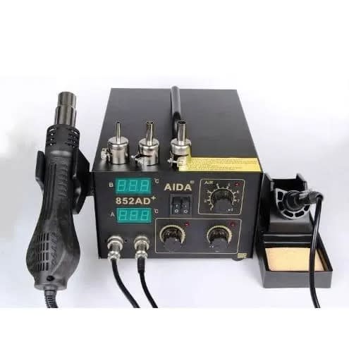 2 In 1 Smd Soldering Rework Station With Hot Air & Soldering Iron