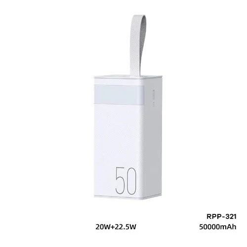 Power Bank - 50000mAh - 2 USB + Type C - Pd 20W