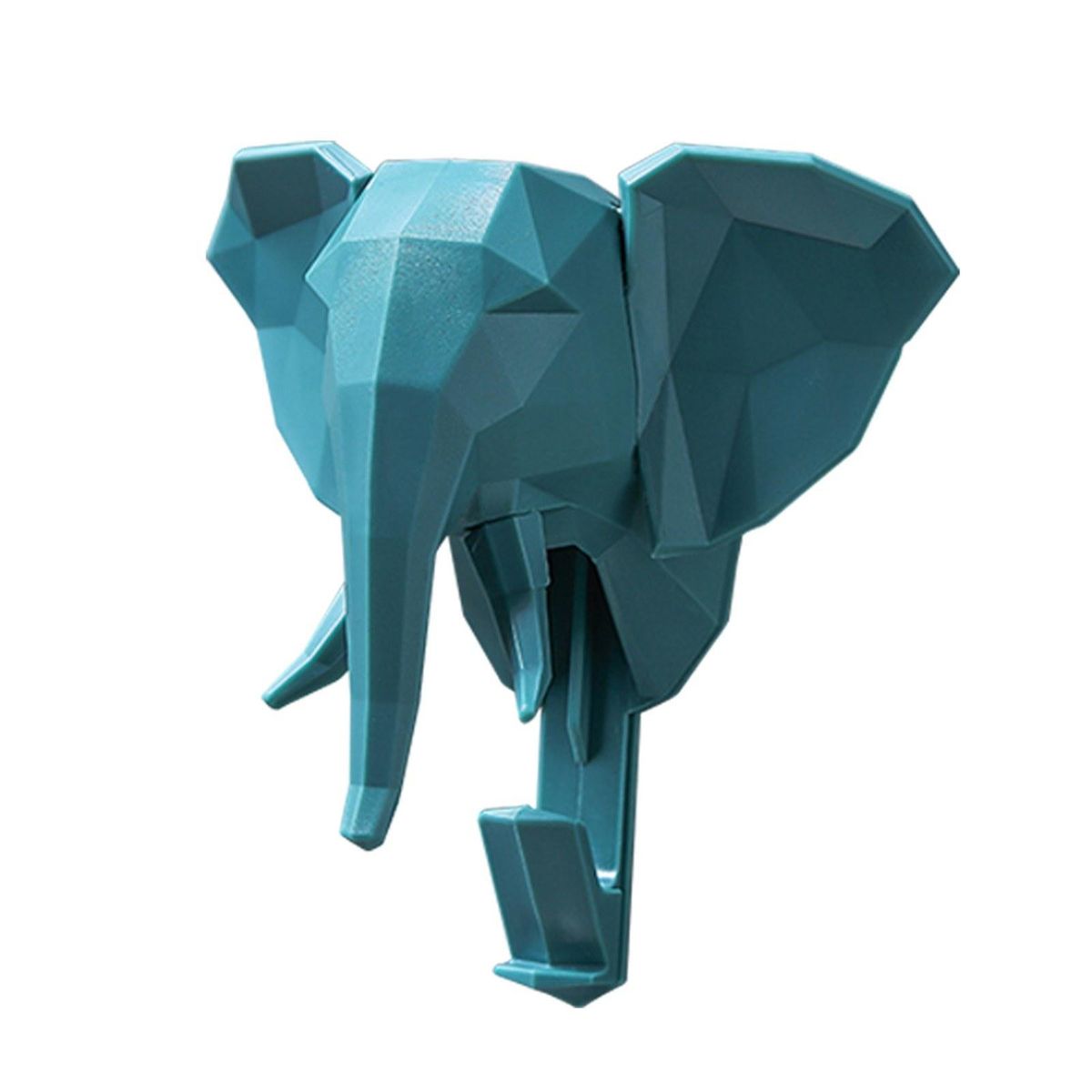 Adhesive Hooks Animal Head Wall Decor Wall Hooks Sticky Hangers Nail Free Bathroom Hooks for Coat Hats Keys Bags Purse Towels Decorative Gift