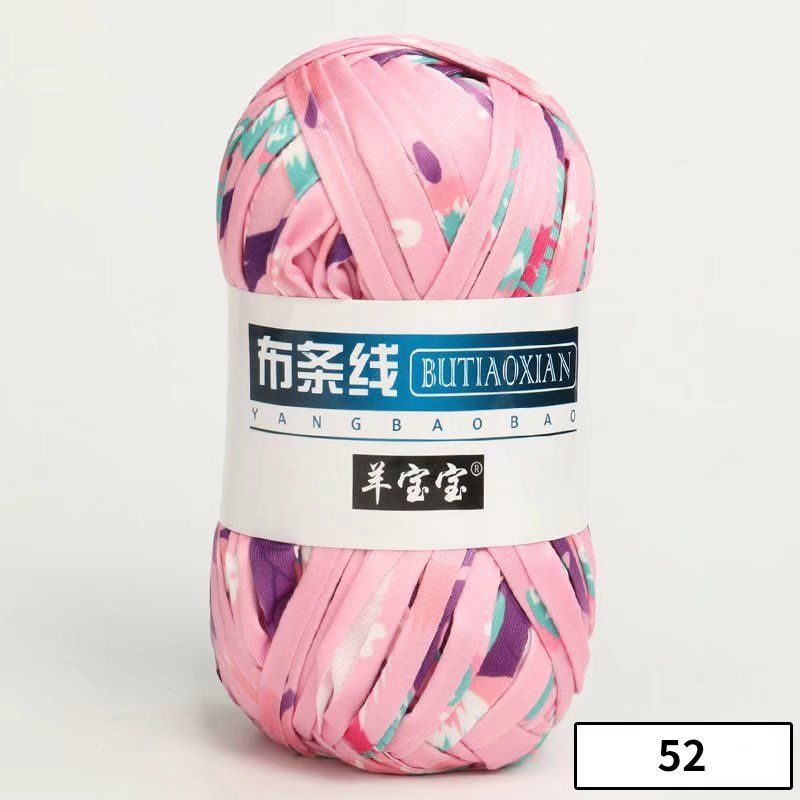 100g Thick Yarn Soft Colored Cloth Yarn For Hand Knitting Woven Bag Carpet DIY