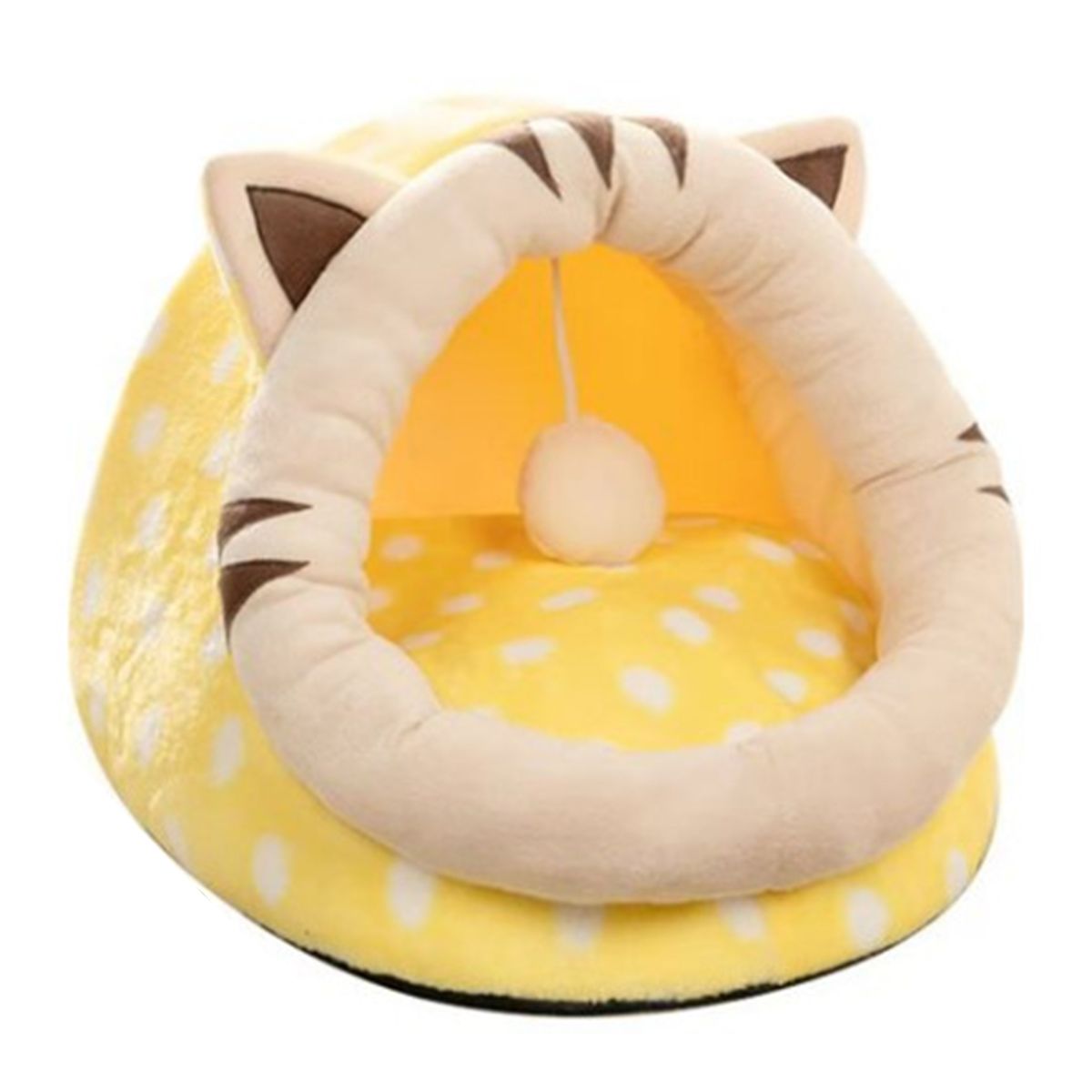 Removable And Washable Cat Semi-Enclosed Nest Mat