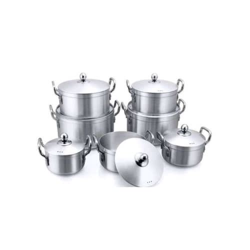 7 Pieces Aluminum Cooking Pot Set