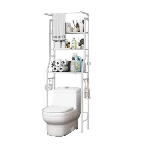 3 Tiers Toilet Bathroom Space Saver Storage Rack