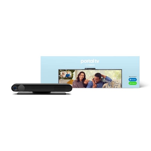 Portal Tv Smart Video Calling Streaming Device With Alexa -Black