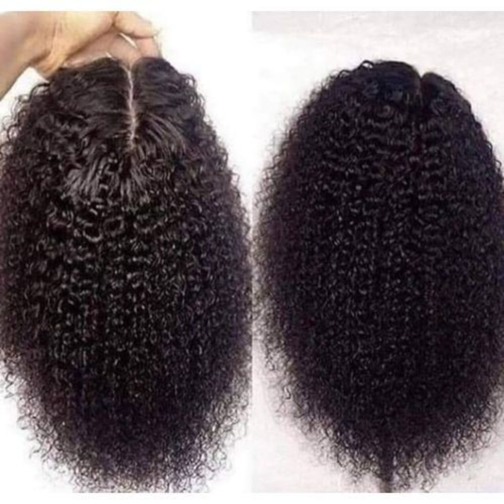 Waterwave Curly Wig With Pcs Closure-1b