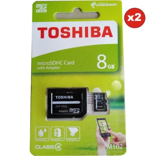 Memory Card - Micro Sd Card - 8GB x 2 Pieces