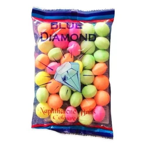 Naphthalene Camphor Colored Balls - 150g