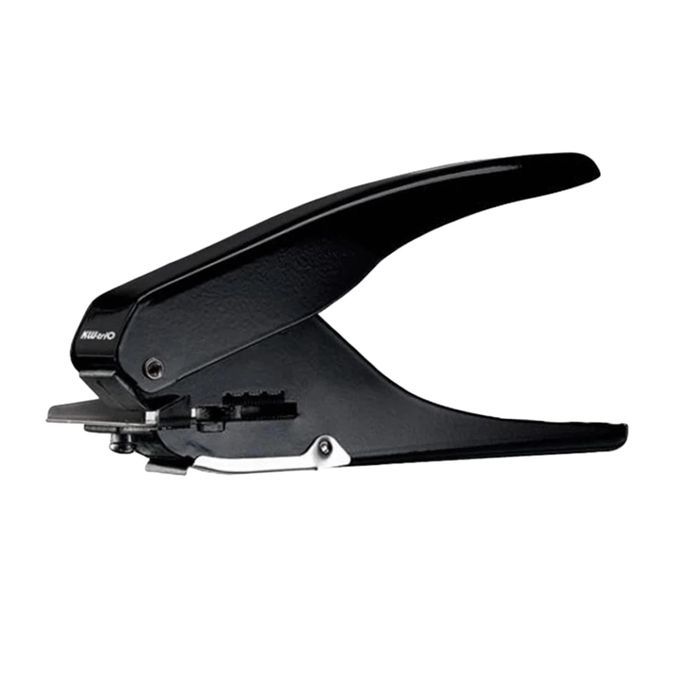 One Hole Handheld Paper Punch Hole Puncher 10Sheet Capacity Card