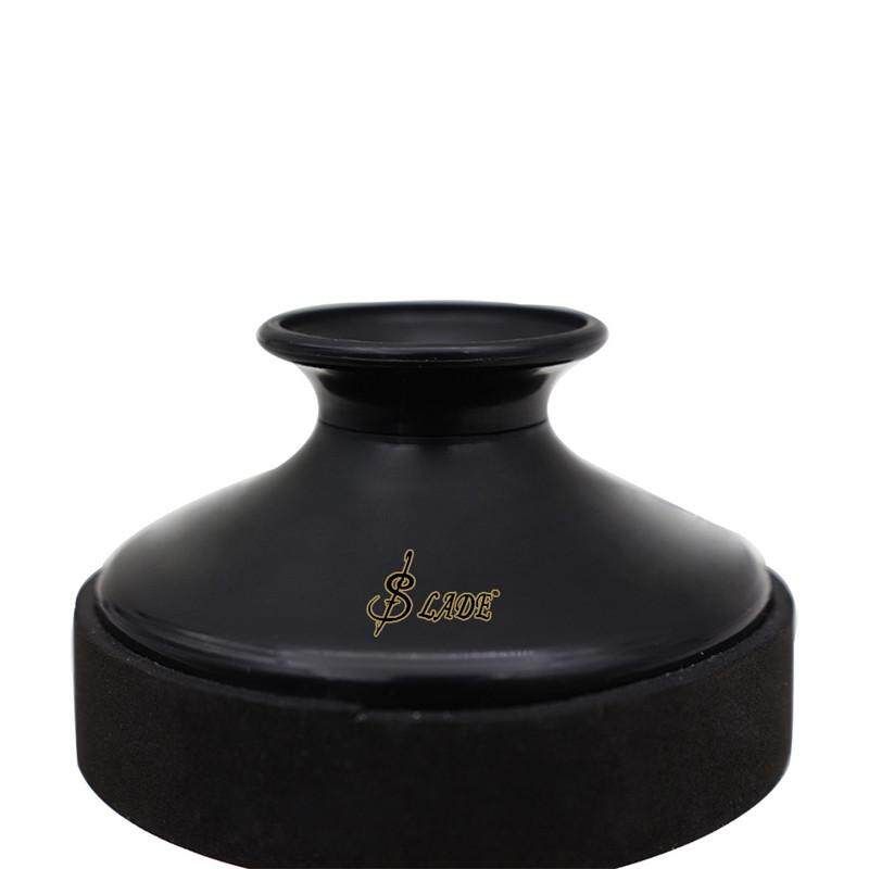 SLADE ABS Mute Muffler Saxophone Alto Sax Saxophone Professional Musical Instrument Parts Accessories Black (black)