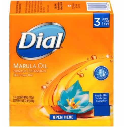 Skin Care Bar - Marula Oil - Gentle Cleansing - 4 Oz Per Bar - 3 Count