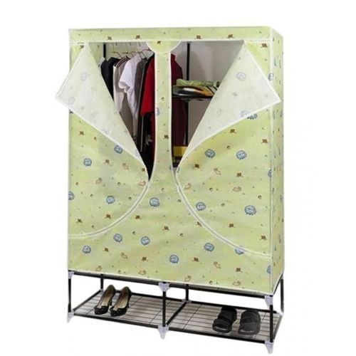 Mobile Wardrobe Closet  With Shoe Rack